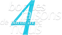 Illustration mettant en page le texte : 4 bonnes raisons de partir avec nous.